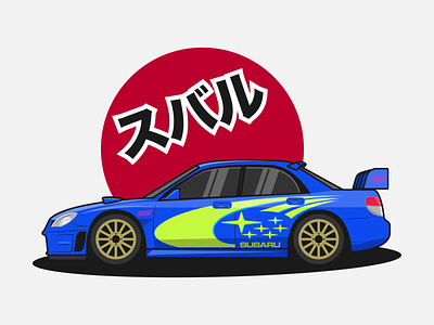 Subaru Impreza WRX STI "Hawkeye" automotive car car design car illustration graphic design illustration japan japanese jdm lithuania rally rally car sportcar subaru subaru impreza subaru impreza wrx sti vector vector illustration vilnius wrc