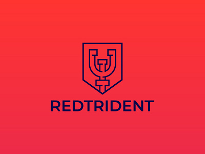 Redtrident | Logo design branding food food app icon icon design illustration logo logo design minimalist logo poseidon social social app social network startup logo trident vector