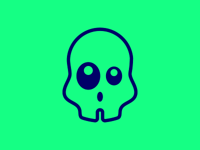 Skull | Logomark Concept blue blue logo branding concept concept design green green logo head head logo icon icon design illustration logo logo design minimalist logo skeleton skull skull logo vector vector art