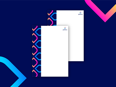 Petalus | Letterhead bank app banking app blue branding concept design gradient color icon icon design letterhead letterhead design letterhead logo lithuania logo logo design money app startup logo vector visual design visual identity wallet app