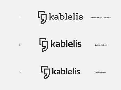 Kablelis | Logo Concept branding concept font greyscale icon lithuania logo logo concept logo design logo mark logo mark design logos logotype startup branding startup logo typography vector vilnius visual design visual identity