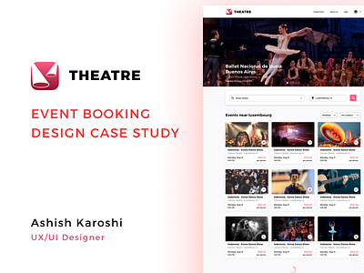 Event Booking Website Case Study - UX UI booking event booking event website payment persona shots uiux user flow website design