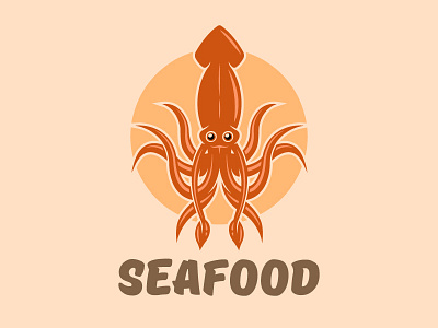 Seafood logo concept