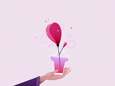 Love aftereffects animated gif animation animations flowers gif illustration love motion design motion graphics pink valentine valentines day