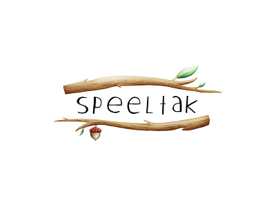 Speeltak Logo color branches logo nature toys