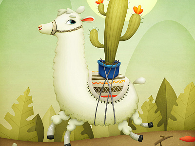 Cactus & Lama