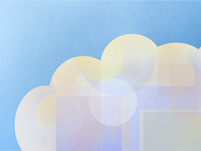 Cloud design drawing illustration