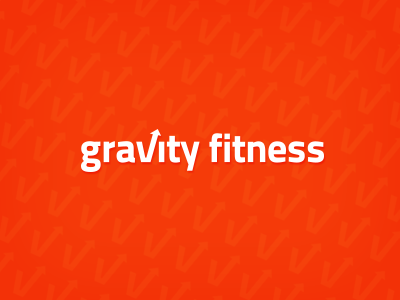 Gravity Fitness Logo brand fitness lift logo loss personal trainer trainer weight