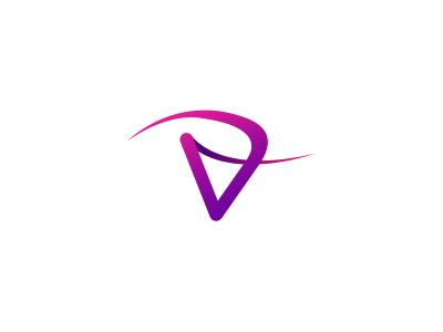 V branding logo mark