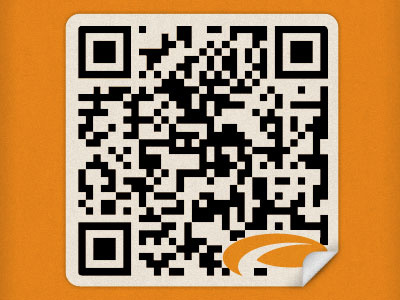 QR Code Sticker with Logo