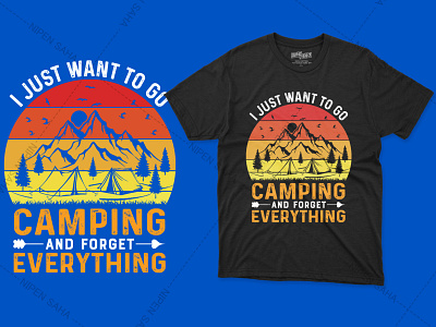 CAMPING T-SHIRT DESIGN