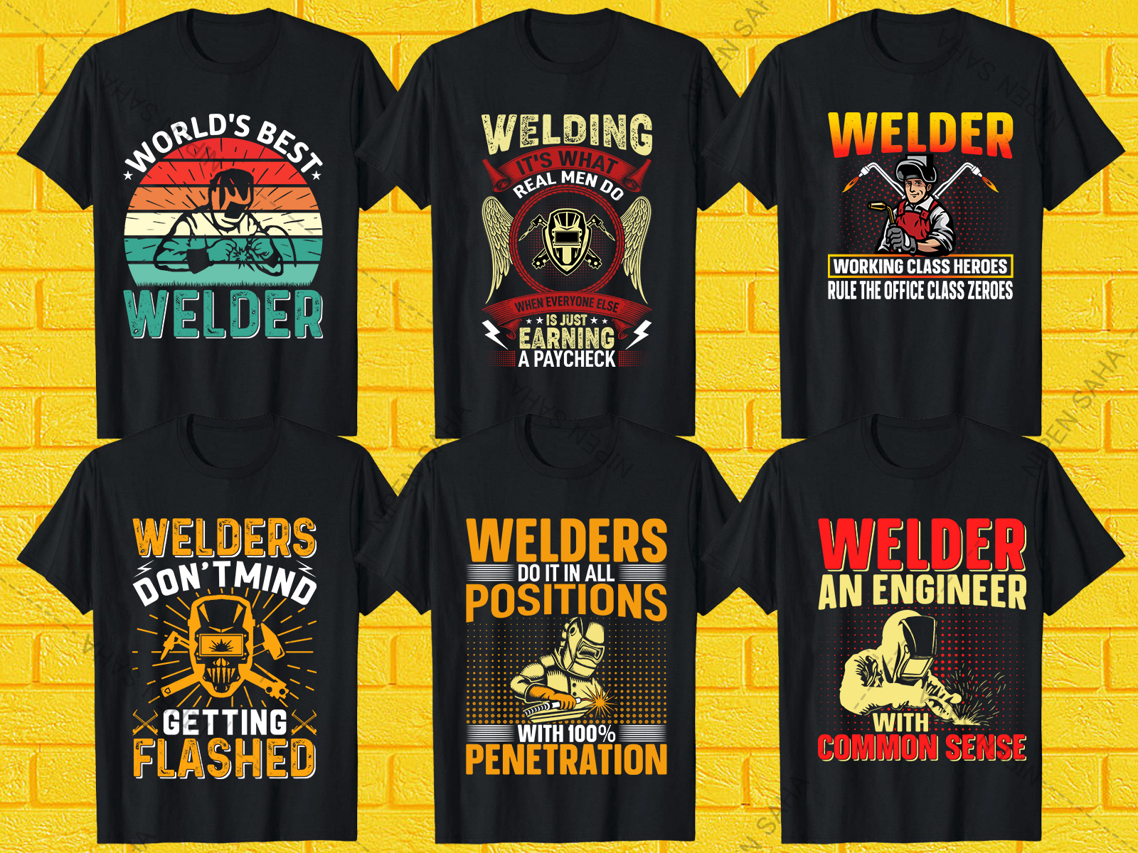 Welder T Shirt Design designs themes templates and downloadable