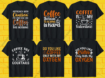 Coffee T Shirt Design 1