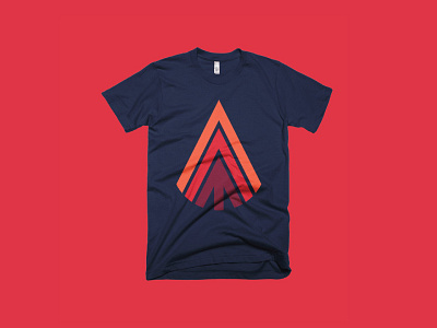 the acicular tee bold clothing color design geometric graphics minimal simple tshirt