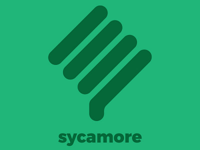 Sycamore Tech. Logo branding flat graphic design logo minimal