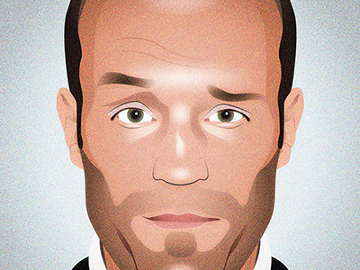 Jason Statham fan art illustrator photoshop portrait