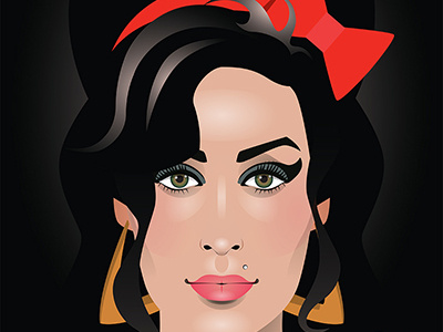 Amy Winehouse amy celebrity illustrator portrait