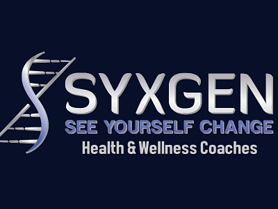 Syxgen Business Card dark fitness foil identity trainer