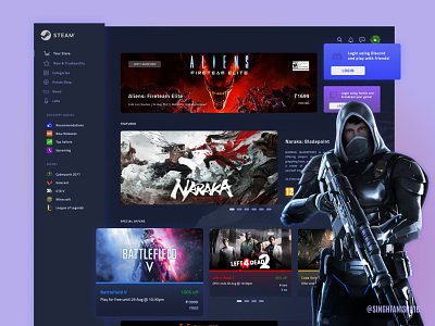 STEAM Store Redesigned 🍀