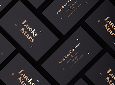 Lucky Stars Business Card branding design graphic design illustration logo vector