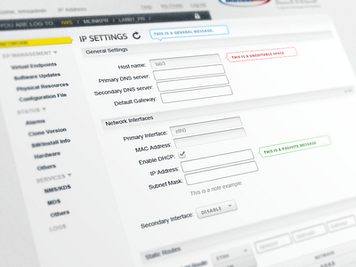 Management Portal UI icon design ui design user interaction visual design web design