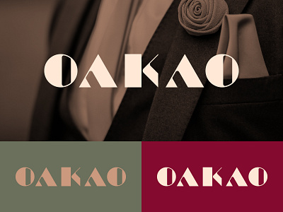 Oakao Men's Custom Suits branding dailylogochallenge design logo typography