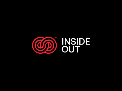 INSIDE OUT — Logo branding dark graphic design label logo music visual identity