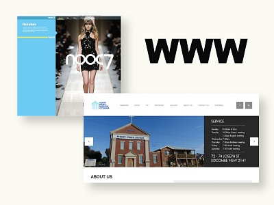WEB design church fashion religious web design wordpress