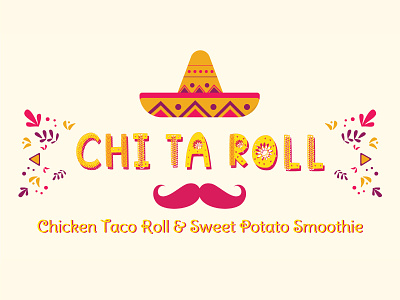 Chi Ta Roll advertisement branding creative design graphic design idea