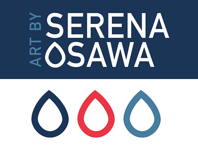 Artist logo + branding | Art by Serena Osawa artist logo brand identity branding design graphic design logo vector