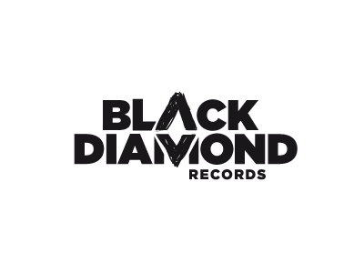 Black Diamond Records 2 branding identity illustration logo music type typography