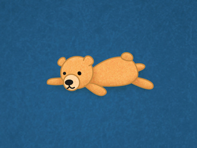 Teddy baby bear illustration invitation teddy
