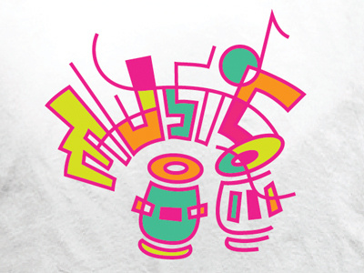 Music tee illustration india music tabla tee tshirt typography
