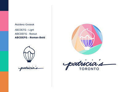 Patricia's Toronto bakery branding pama trixie