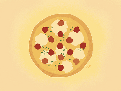 Pizza, glorious pizza food illustration pama pizza playoff trixie trixpama vinny