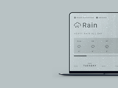 Experimental Weather Interface