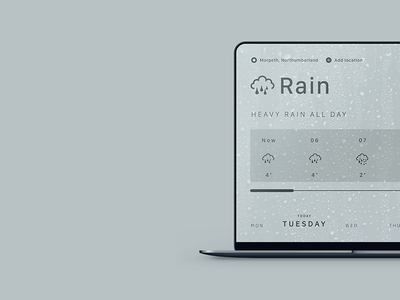 Experimental Weather Interface