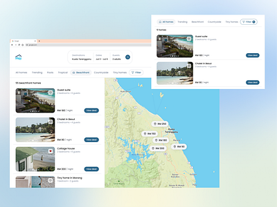 Redesign - vacation rental website