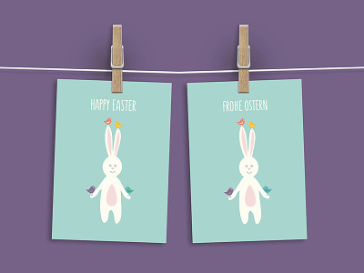 Funny Bunny Easter Card