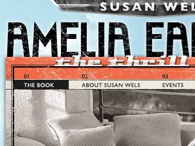 Amelia Earhart blue brand aid grunge orange retro texture