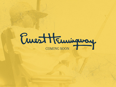 Coming Soon adventure brand aid branding epic ernest hemingway key west nostalgic vintage website