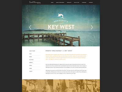Key West adventure brand aid branding ernest hemingway hemingway key west vintage