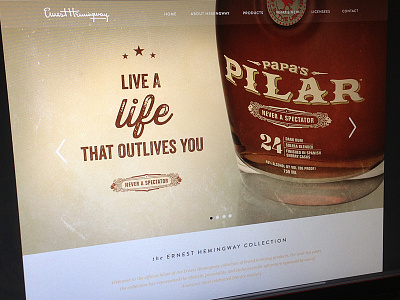 Rum Licensing adventure brand aid branding ernest hemingway hemingway papas pilar rum vintage