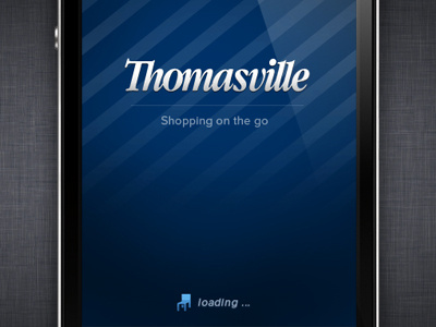 Web App Splash Screen app brand aid furniture iphone web app loading mobile shopping splash screen thomasville furniture ui