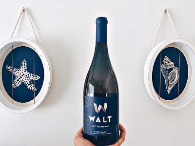 WALT Wines branding wine wine bottle wine branding wine glass wine label wine label design wine label designer wine labels
