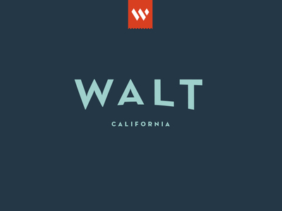 Walt brand aid branding logo walt wine