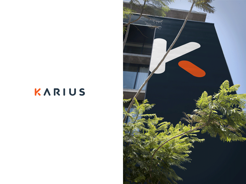 Karius Branding bacteria biology brand aid branding logo research science technology