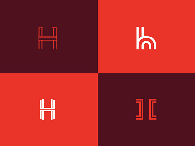H brand aid branding h logo