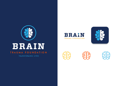 Brain brain brand aid branding icon logo