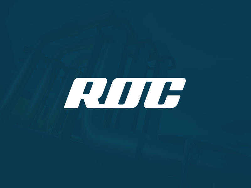 ROC brand aid branding connectivity gas identity logo monitoring oil pipeline satellite